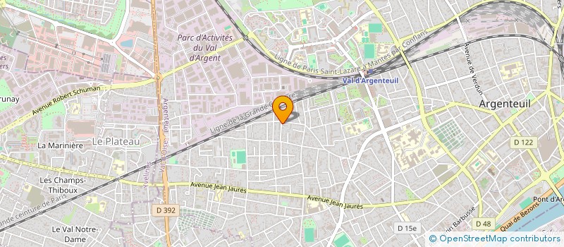 localisation de l'entreprise MONSIEUR MOHAMMAD HAFID  ARGENTEUIL