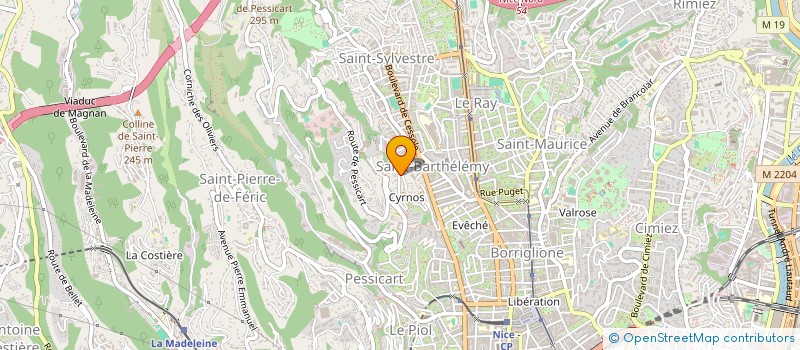 localisation de l'entreprise MONSIEUR MOHAMMAD HARICHNAN à NICE