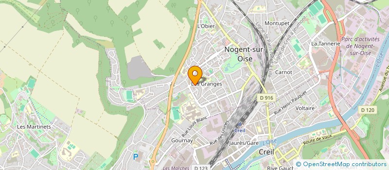 localisation de l'entreprise MONSIEUR MOHAMMAD HAROON NAZARY  NOGENT-SUR-OISE