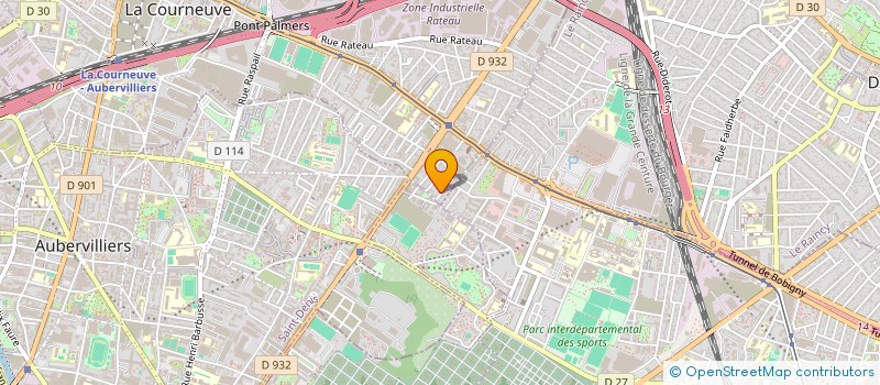 localisation de l'entreprise MONSIEUR MOHAMMAD HASSAN à LA COURNEUVE