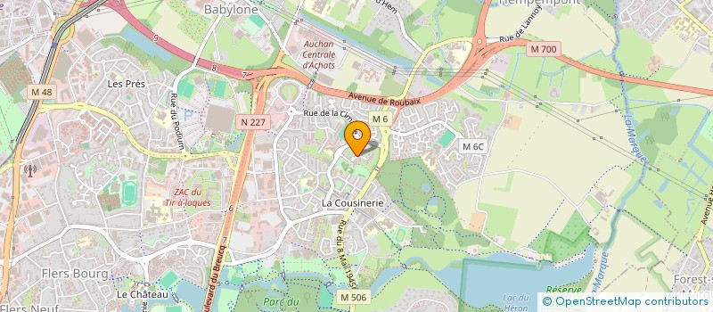 localisation de l'entreprise MONSIEUR MOHAMMAD HASSAN ISSOP  VILLENEUVE-D'ASCQ