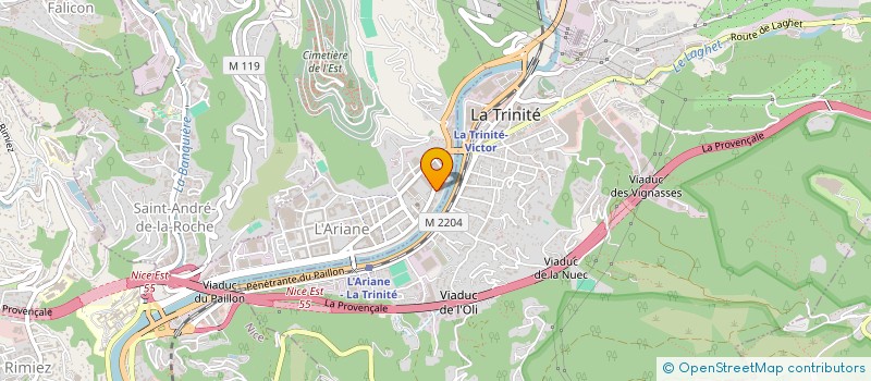 localisation de l'entreprise MONSIEUR MOHAMMAD HASSANI  NICE