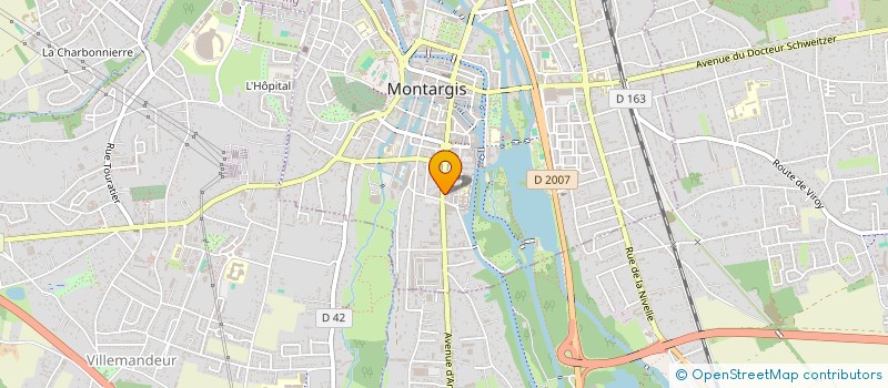 localisation de l'entreprise MONSIEUR MOHAMMAD HIMAT STANIKZAI à MONTARGIS