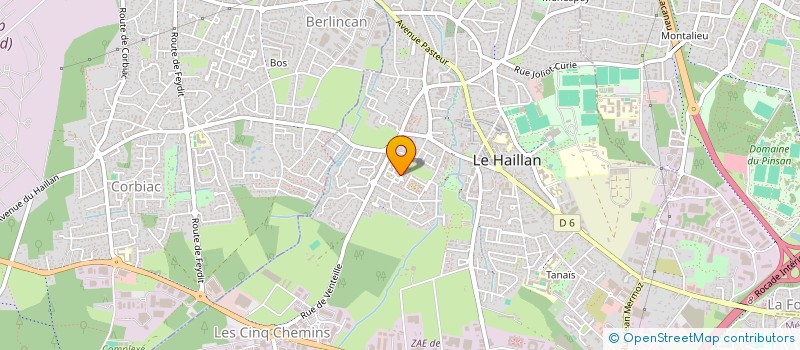 localisation de l'entreprise MONSIEUR MOHAMMAD HISBULLAH  LE HAILLAN