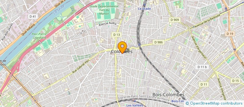 localisation de l'entreprise MONSIEUR MOHAMMAD HOSSAIN à COLOMBES