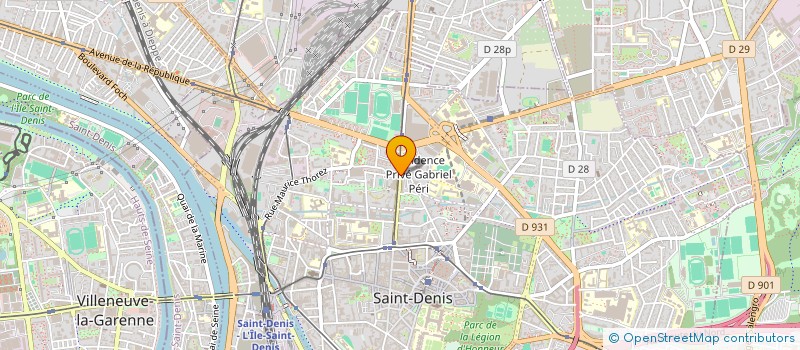 localisation de l'entreprise MONSIEUR MOHAMMAD HOSSAIN à SAINT-DENIS