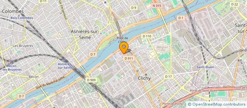 localisation de l'entreprise MONSIEUR MOHAMMAD HOSSAIN à CLICHY