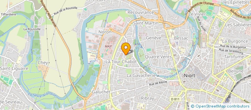 localisation de l'entreprise MONSIEUR MOHAMMAD HOSSAINI à NIORT