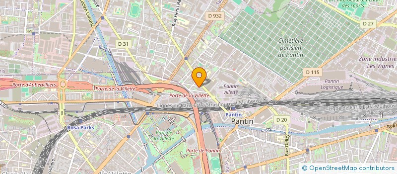 localisation de l'entreprise MONSIEUR MOHAMMAD HURAYRA  PANTIN