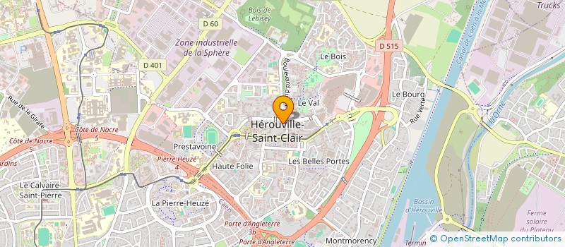 localisation de l'entreprise MONSIEUR MOHAMMAD HUSSEINI à HEROUVILLE-SAINT-CLAIR