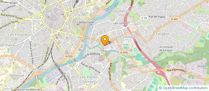 localisation de l'entreprise MONSIEUR MOHAMMAD HUSSEINI à LIMOGES