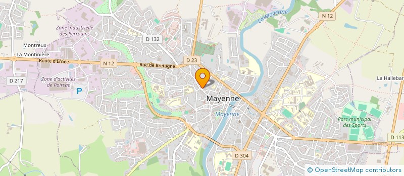 localisation de l'entreprise MONSIEUR MOHAMMAD HUSSEN  MAYENNE