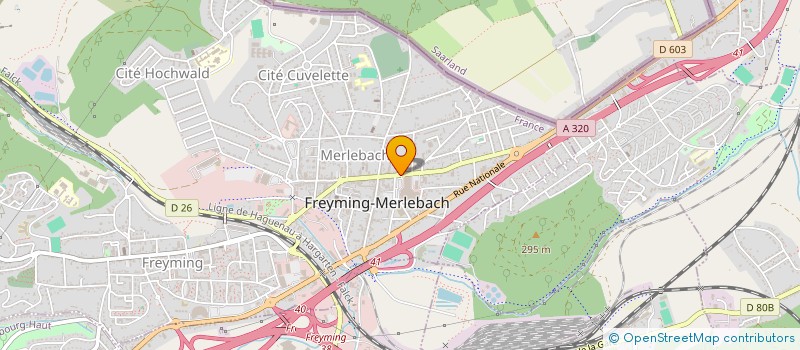 localisation de l'entreprise MONSIEUR MOHAMMAD IBRAHIM à FREYMING-MERLEBACH