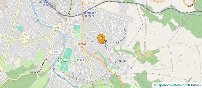 localisation de l'entreprise MONSIEUR MOHAMMAD IBRAHIM à MONTLUCON