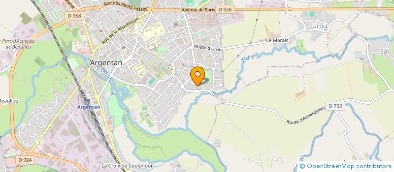 localisation de l'entreprise MONSIEUR MOHAMMAD IBRAHIM BACHA  ARGENTAN
