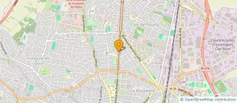 localisation de l'entreprise MONSIEUR MOHAMMAD IBRAHIM HOTAK à DIJON
