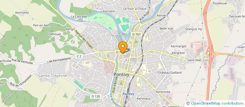 localisation de l'entreprise MONSIEUR MOHAMMAD IDRISS AKBARI  PONTIVY