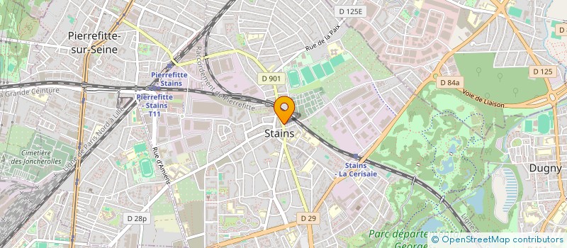 localisation de l'entreprise MONSIEUR MOHAMMAD IJAZ à STAINS