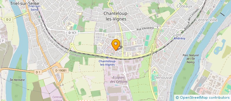 localisation de l'entreprise MONSIEUR MOHAMMAD IQBAL  CHANTELOUP-LES-VIGNES