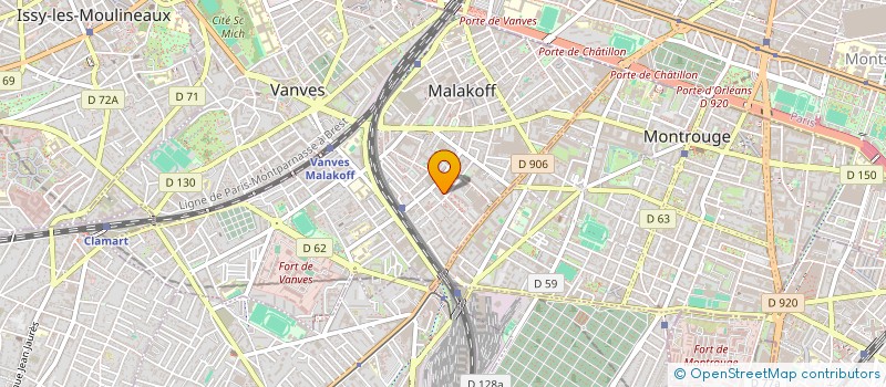 localisation de l'entreprise MONSIEUR MOHAMMAD ISHAQ YOUSUFI  MALAKOFF