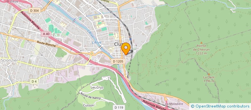 localisation de l'entreprise MONSIEUR MOHAMMAD JABARKHAIL  CLUSES