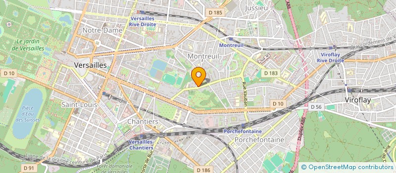 localisation de l'entreprise MONSIEUR MOHAMMAD JAFARI à VERSAILLES