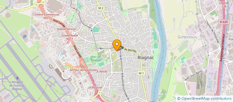 localisation de l'entreprise MONSIEUR MOHAMMAD JANJUA  BLAGNAC