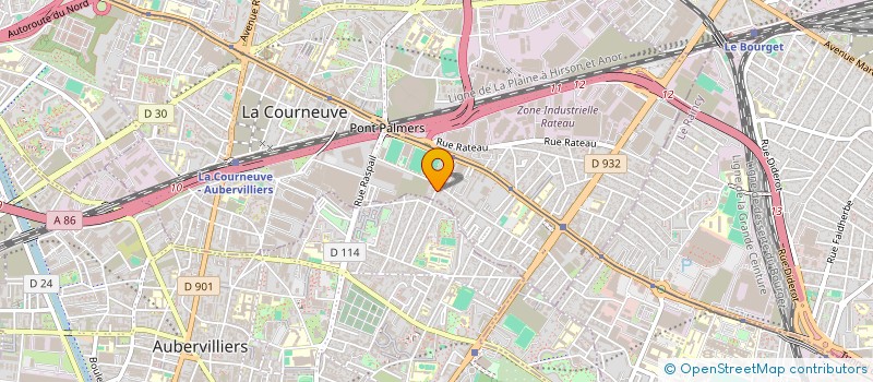 localisation de l'entreprise MONSIEUR MOHAMMAD JEWEL à LA COURNEUVE