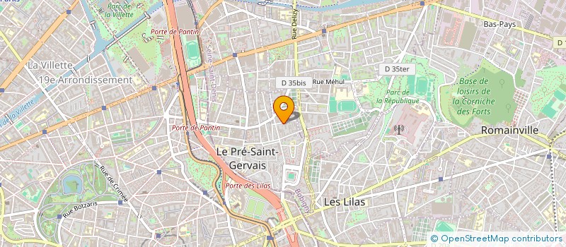 localisation de l'entreprise MONSIEUR MOHAMMAD KAMRUZZAMAN  LE PRE-SAINT-GERVAIS