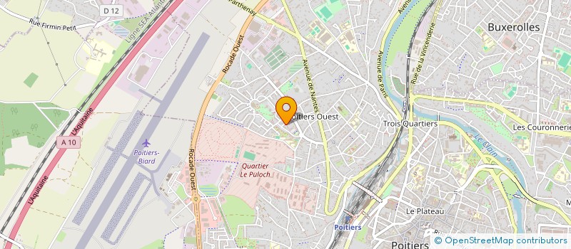 localisation de l'entreprise MONSIEUR MOHAMMAD KARIM BAYAT  POITIERS