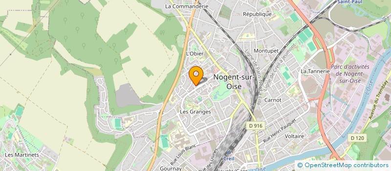 localisation de l'entreprise MONSIEUR MOHAMMAD KARIMI  NOGENT-SUR-OISE