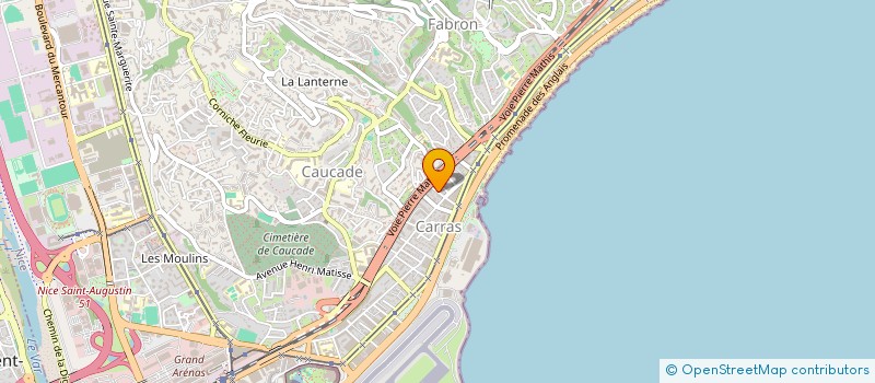 localisation de l'entreprise MONSIEUR MOHAMMAD KASHANI SAFFAR à NICE