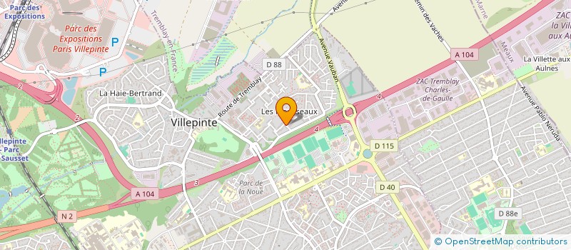 localisation de l'entreprise MONSIEUR MOHAMMAD KHALID à VILLEPINTE