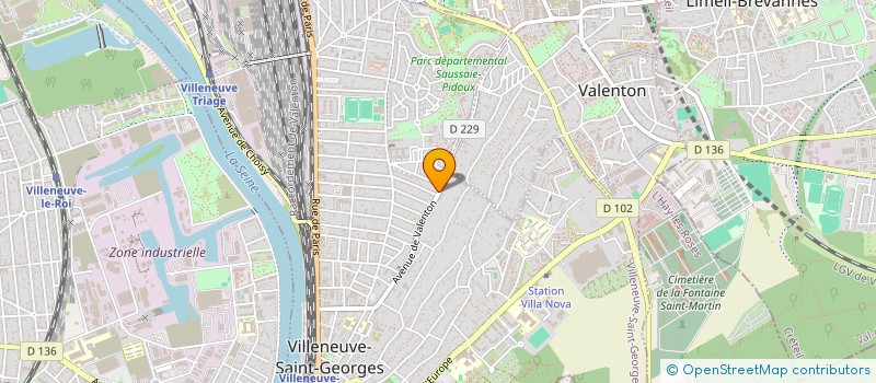 localisation de l'entreprise MONSIEUR MOHAMMAD KHAN  VILLENEUVE-SAINT-GEORGES