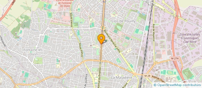 localisation de l'entreprise MONSIEUR MOHAMMAD KHAROTAI à DIJON