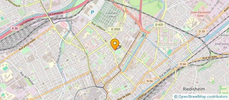 localisation de l'entreprise MONSIEUR MOHAMMAD KOHISTANI  MULHOUSE