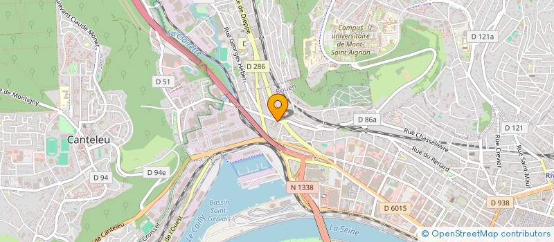 localisation de l'entreprise MONSIEUR MOHAMMAD MALAKHAIL  ROUEN