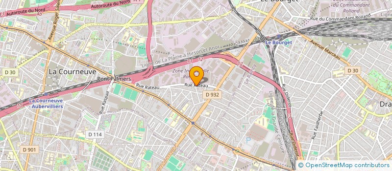 localisation de l'entreprise MONSIEUR MOHAMMAD MEHDI à LA COURNEUVE