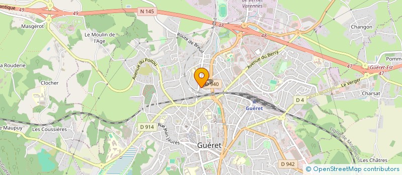 localisation de l'entreprise MONSIEUR MOHAMMAD MERZAI à GUERET