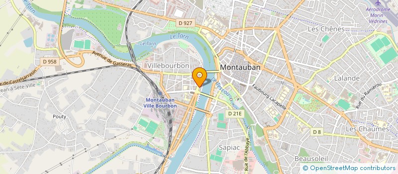 localisation de l'entreprise MONSIEUR MOHAMMAD MIAH  MONTAUBAN