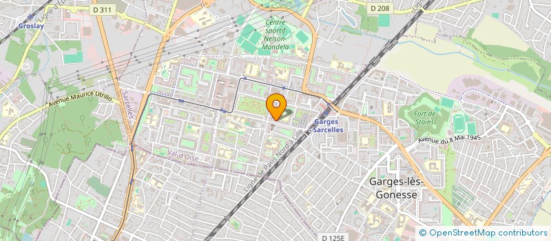 localisation de l'entreprise MONSIEUR MOHAMMAD MIAH  SARCELLES