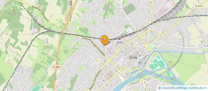 localisation de l'entreprise MONSIEUR MOHAMMAD MOHAMED à DOLE