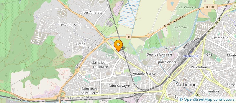 localisation de l'entreprise MONSIEUR MOHAMMAD MORADI  NARBONNE