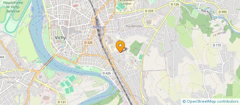 localisation de l'entreprise MONSIEUR MOHAMMAD MORADI  VICHY