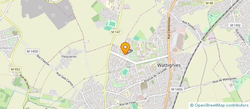 localisation de l'entreprise MONSIEUR MOHAMMAD NABI GUZARYAN  WATTIGNIES