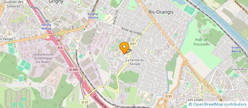 localisation de l'entreprise MONSIEUR MOHAMMAD NABIZADA  RIS-ORANGIS