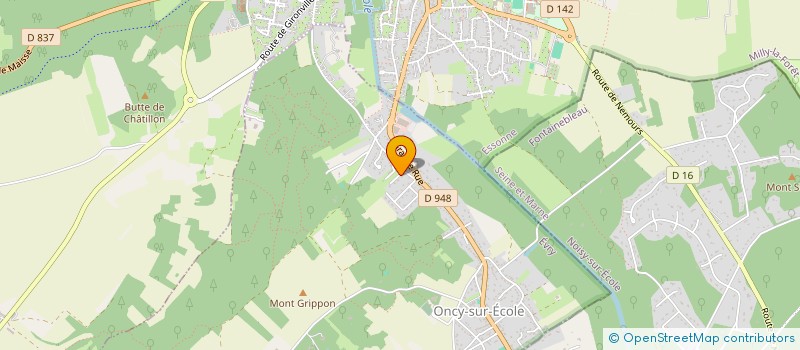 localisation de l'entreprise MONSIEUR MOHAMMAD NAQSHBENDI  ONCY-SUR-ECOLE