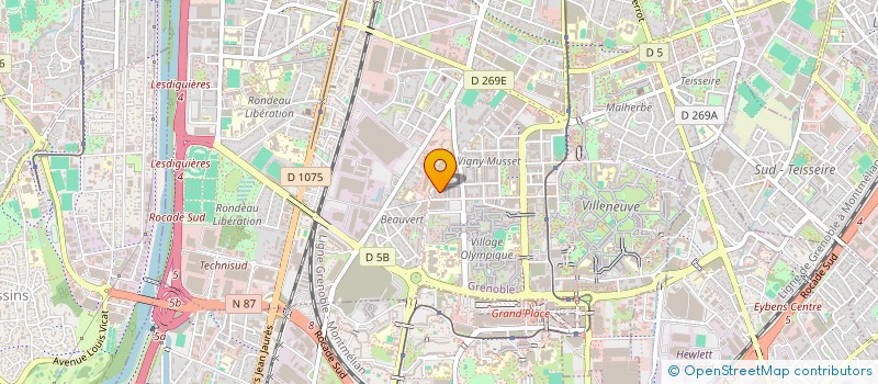 localisation de l'entreprise MONSIEUR MOHAMMAD-NASIM RASSOULI  GRENOBLE