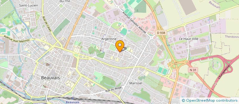 localisation de l'entreprise MONSIEUR MOHAMMAD NASIRI  BEAUVAIS