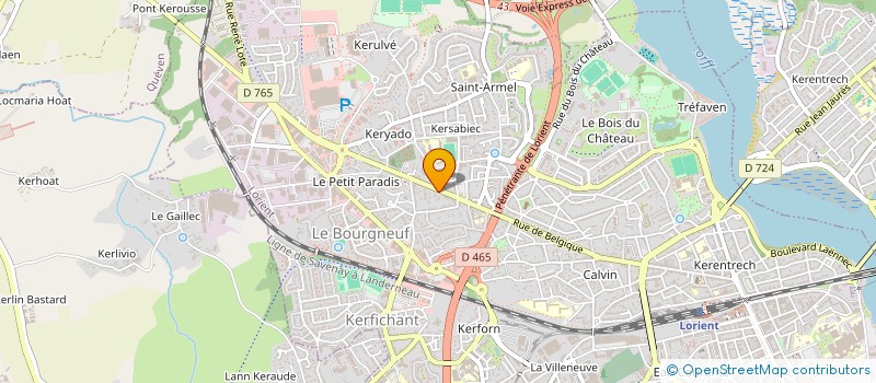 localisation de l'entreprise MONSIEUR MOHAMMAD NAZIR ABDULWAKIL  LORIENT